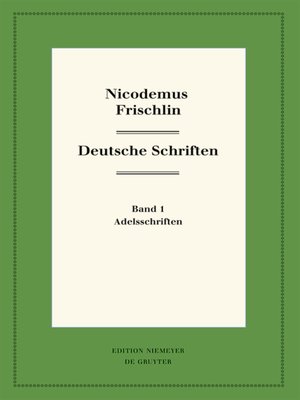 cover image of Nicodemus Frischlin